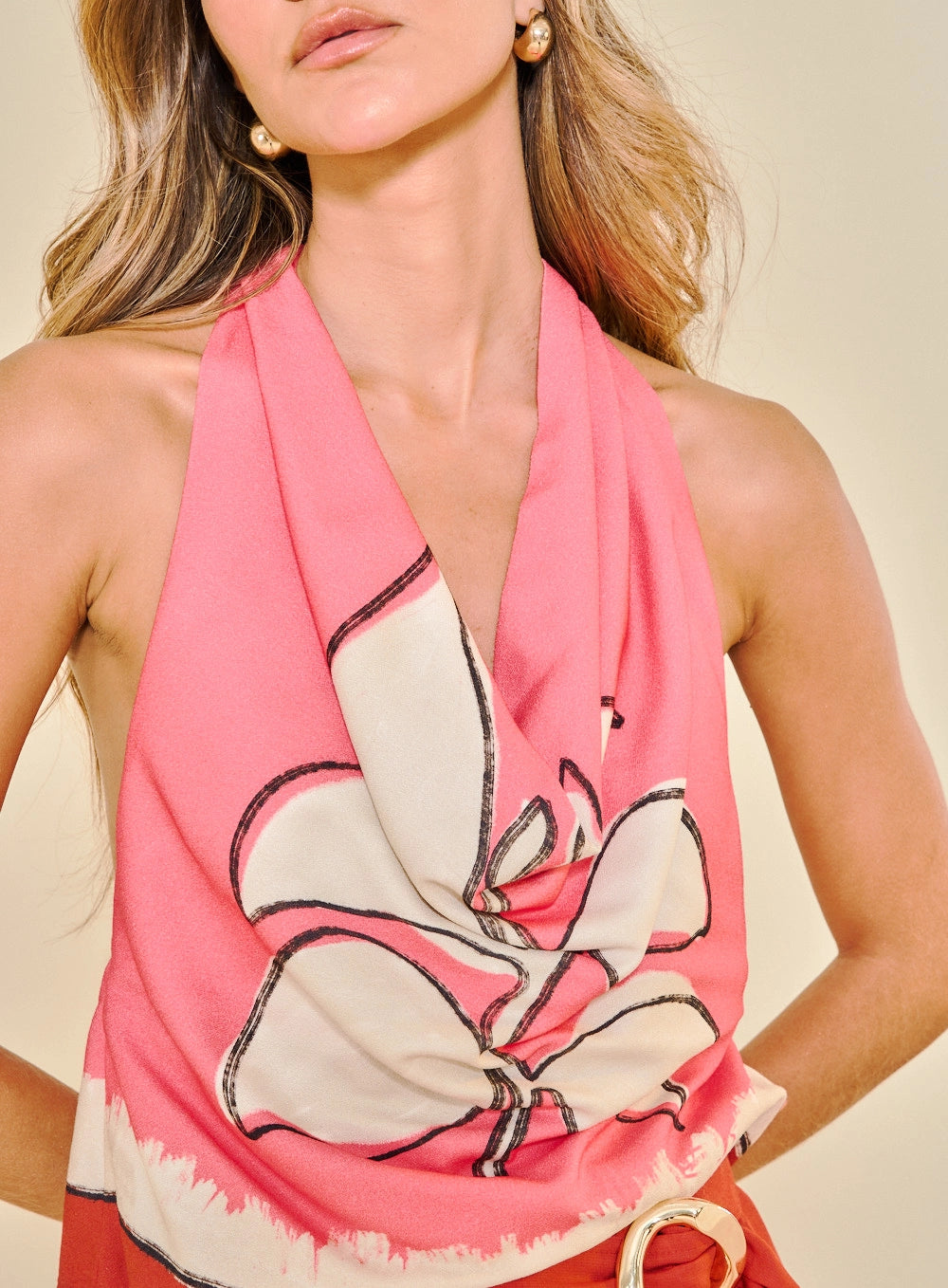 Blusa Feminina Frente Única Estampada