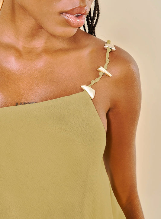 One Shoulder Short Jumpsuit