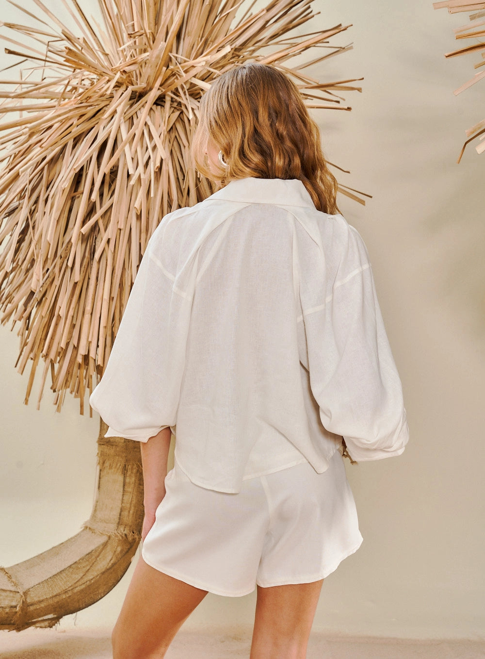 Women's Loose Linen Shirt