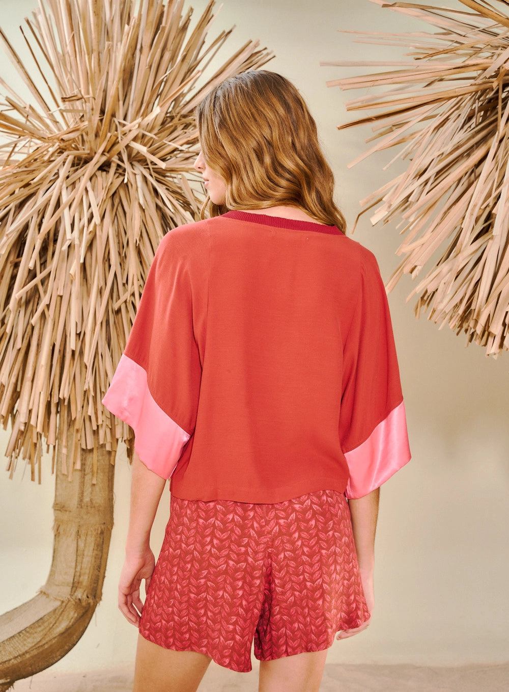 Women's Oversized Embroidered Blouse