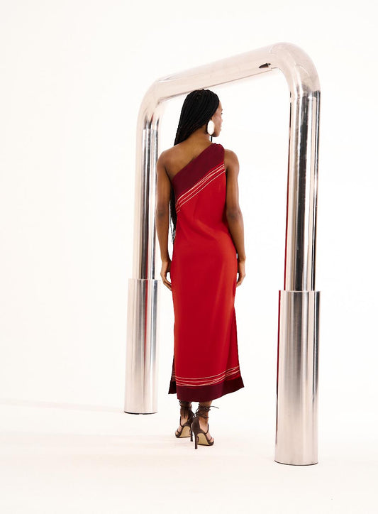 Dark Rose Basketball Midi Dress