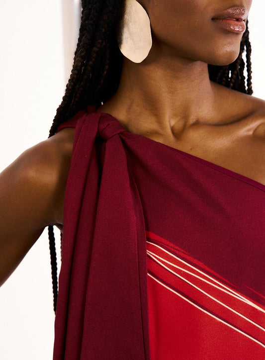 Dark Rose Basketball Midi Dress