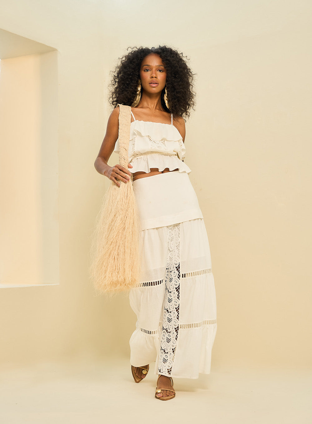 Women's Long Lace Skirt