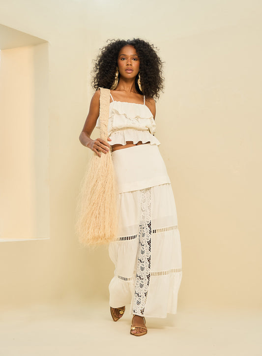 Women's Long Lace Skirt